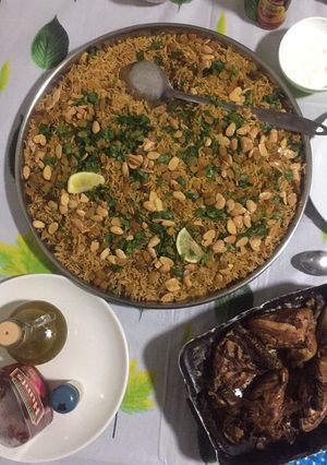 صورة لوصفة كبسه سعوديه بالدجاج