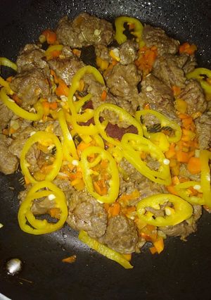 Una foto de Carne Picante