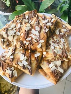 صورة لوصفة كريب النوتيلا والموز