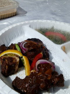 A picture of T bone steak.