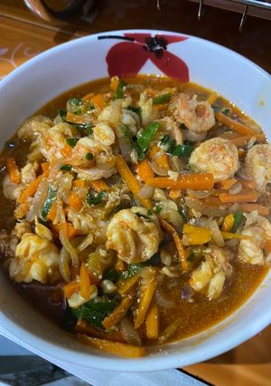 Foto resep Tumis Udang Saori Saos Tiram