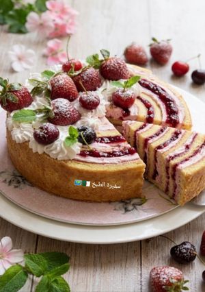 صورة لوصفة كيك رول Cake Roll