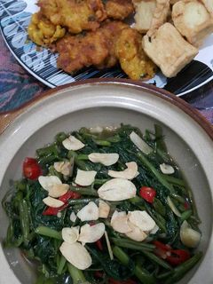 Foto resep Cah kangkung terasi