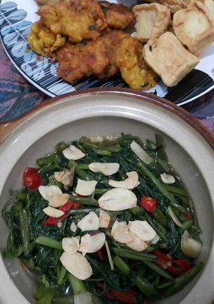 Foto resep Cah kangkung terasi