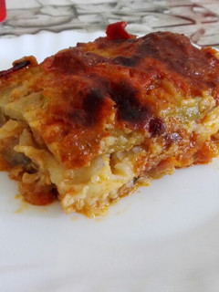 Una foto de Lasaña de 🍆 con Ragout Italiano de Jordi Cruz