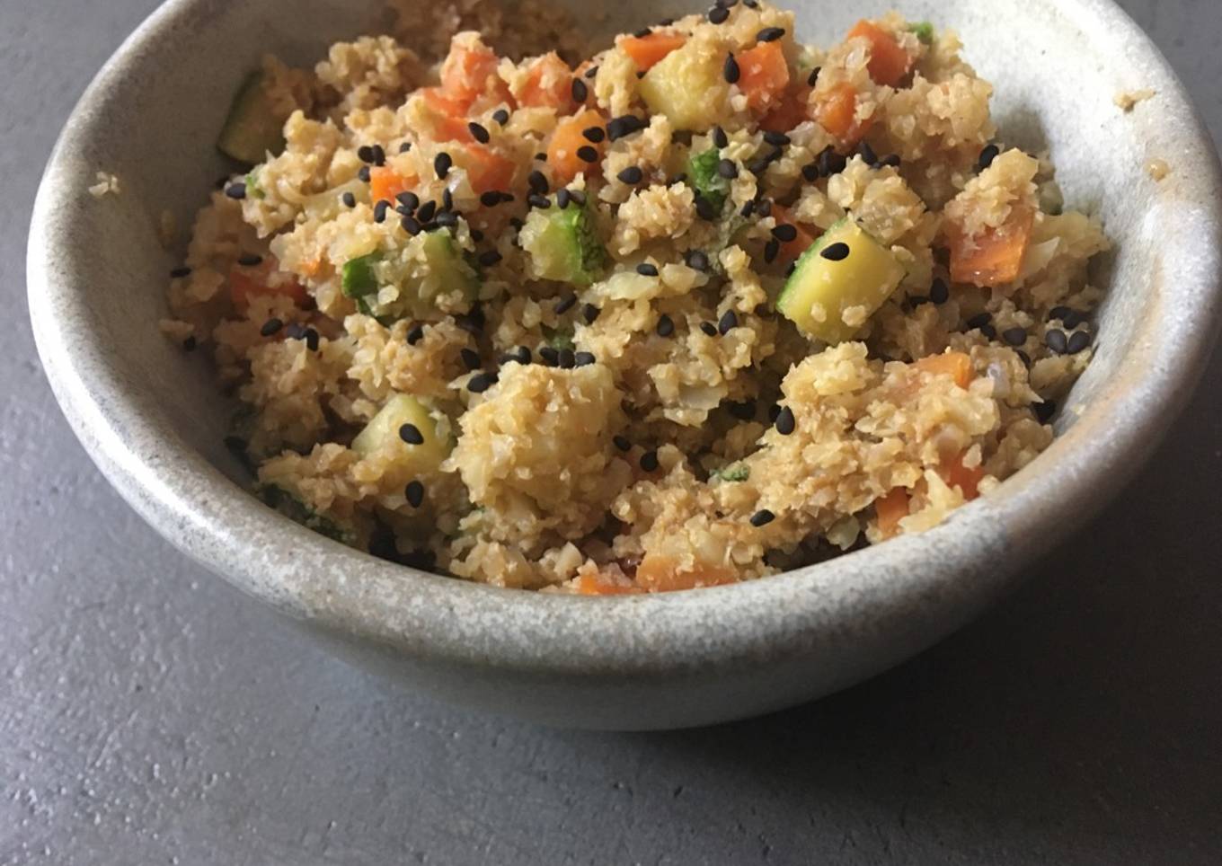 Yakimeshi de coliflor