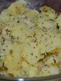 Ensalada alemana de papa con menta