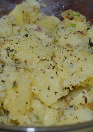 Una foto de Ensalada alemana de papa con menta