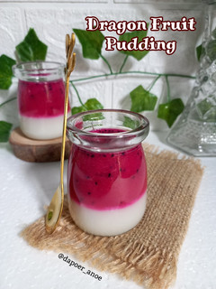 Foto resep #322 Dragon Fruit Milk Pudding