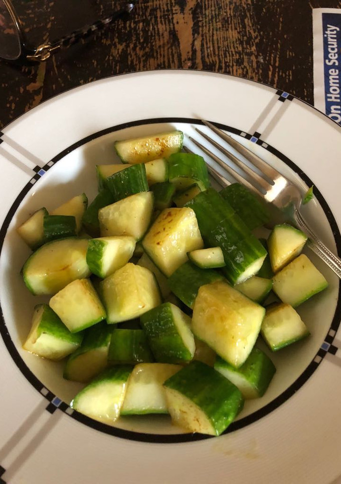 A picture of Pan Fried Cucumber.