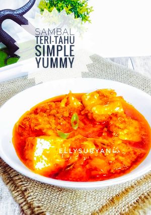 Foto resep Sambal Teri-Tahu Simple Yummy