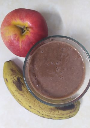 Hình của món Sinh tố cacao chuối táo.