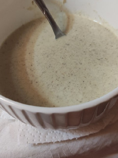 Una foto de Cremita de champiñón