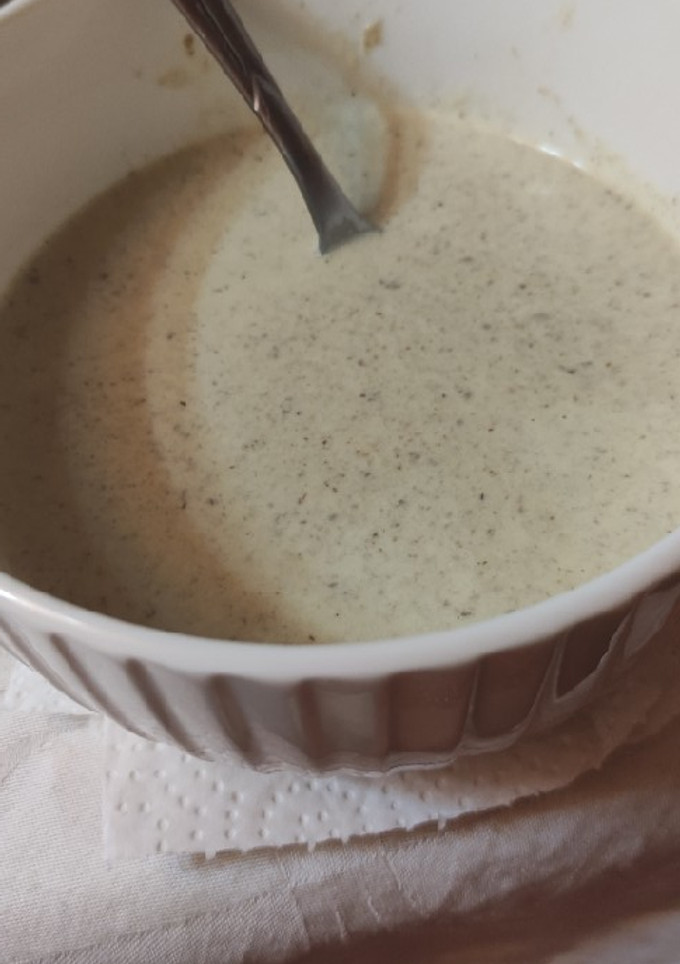 Una foto de Cremita de champiñón