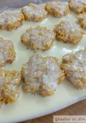 صورة لوصفة حلى الشعيرية الباكستانية😋