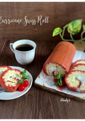 Foto resep Hurricanne Swiss Roll versi 4 telur all in one methode