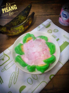 Foto resep Es Pisang Ijo