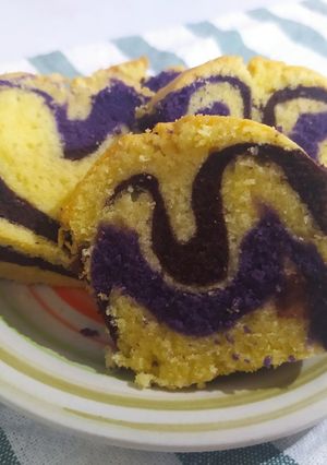Foto resep Taro choco butter cake