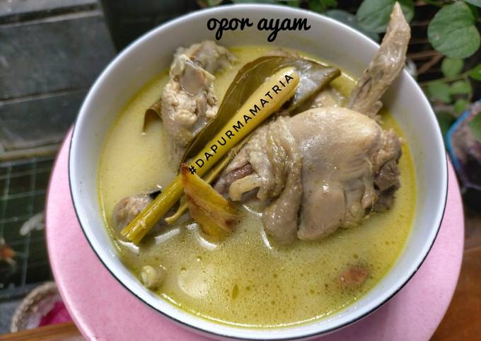 Resep Opor ayam Yang Lezat