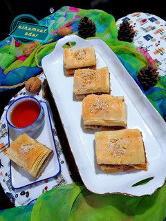عکسی از دستور باقلوا خونگی الهام پر