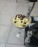 Postre helado con Baileys