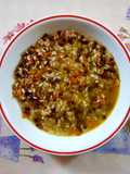 Minestra di riso e lenticchie