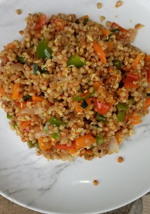 A picture of Dawa stir fry.