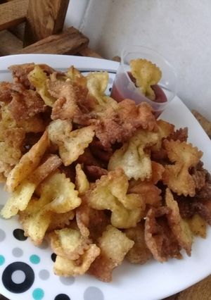 عکسی از دستور چیپس پاستا🍟