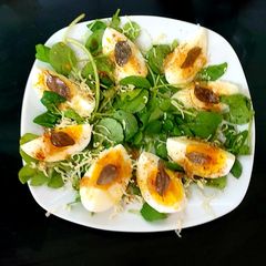 A picture of A Boiled Egg With a Difference By Hussains Kitchen on FB.