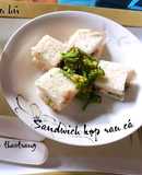 Ăn dặm: sandwich kẹp rau cá