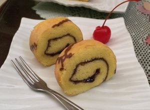 Foto resep Bolu gulung selai blueberry