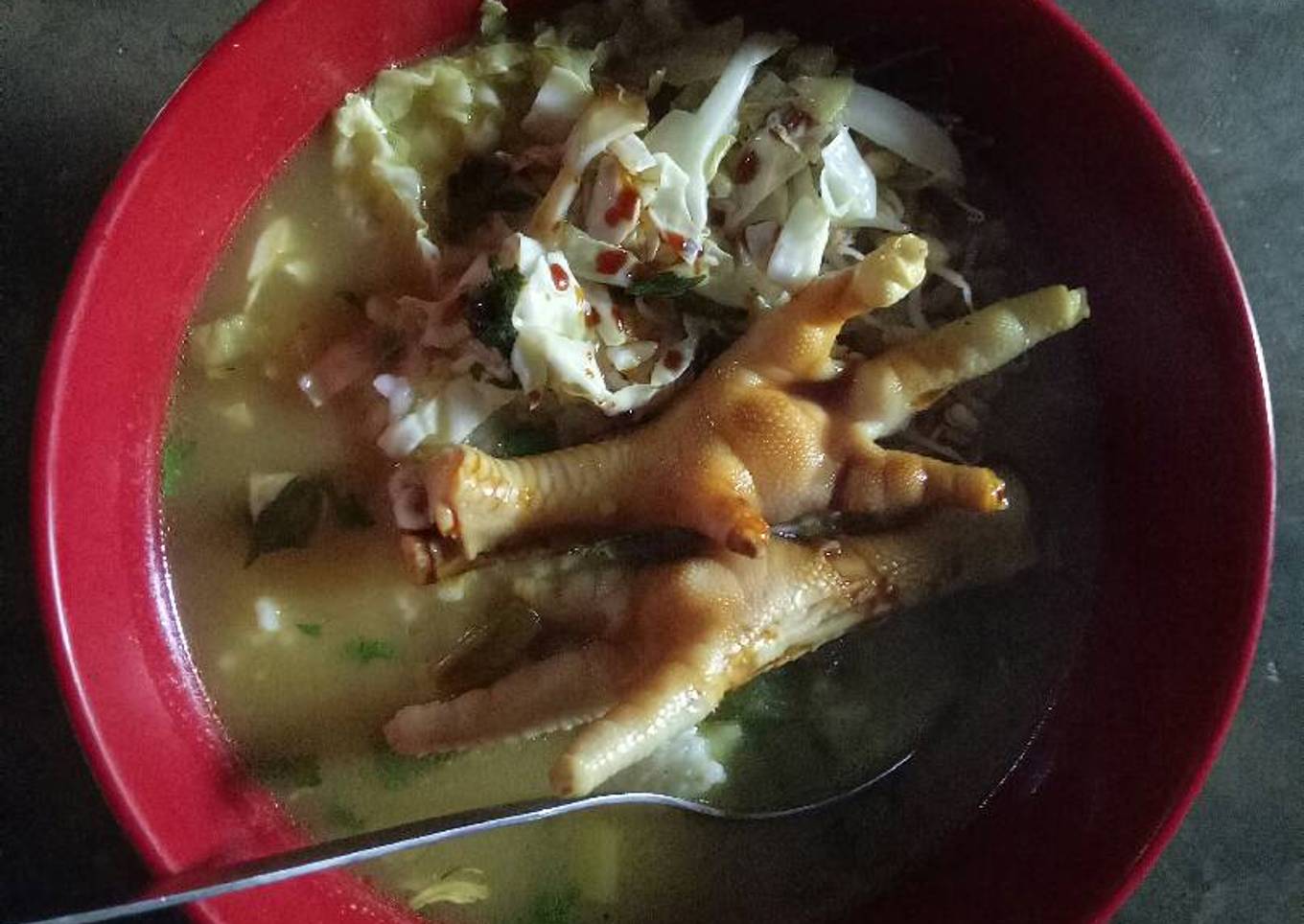 Soto ceker ayam maknyyuusss