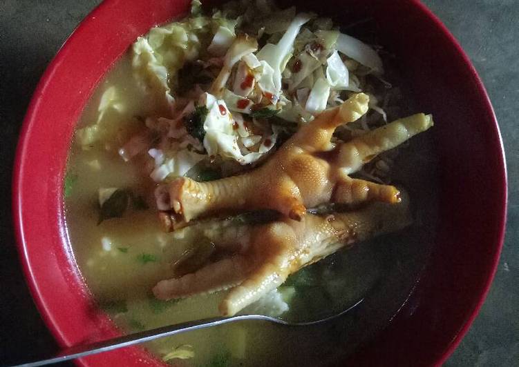 Resep Soto ceker ayam maknyyuusss Anti Gagal
