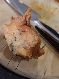 A picture of Spinach Bhajia.