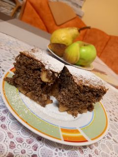 Almás mákos kevert süti recept fotója