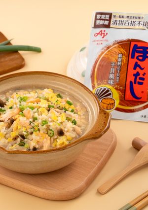 鮭魚玉子雜炊 的食譜成品照片