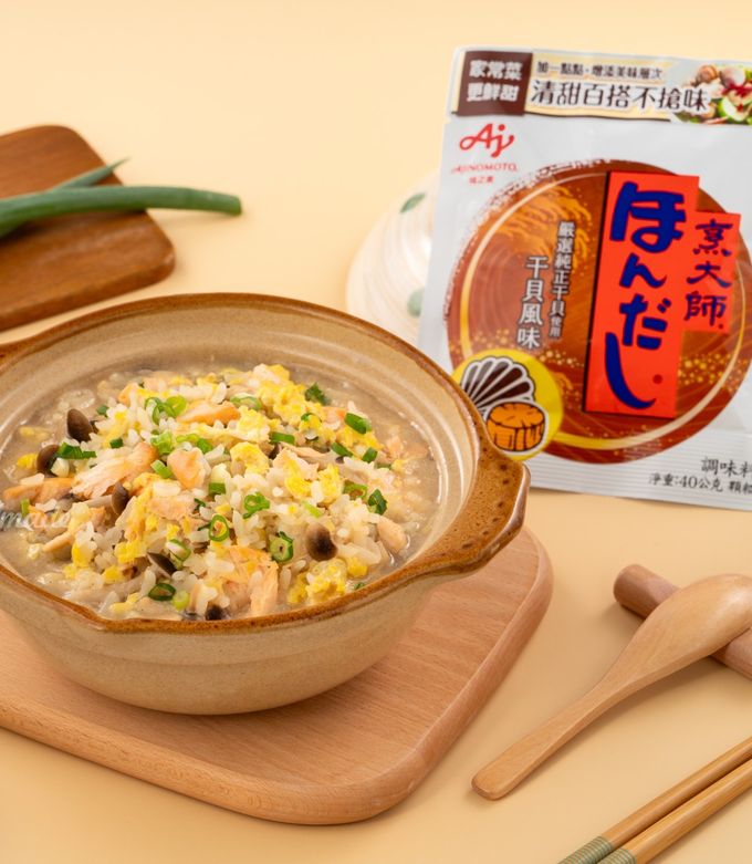 鮭魚玉子雜炊 的食譜成品照片
