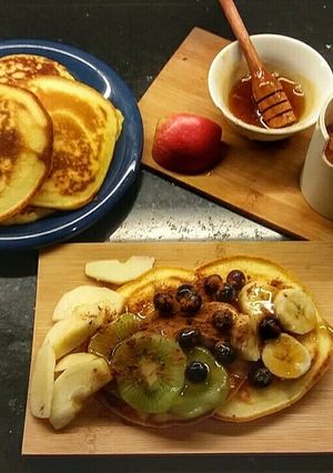 Una foto de Pancakes tipo Americanos