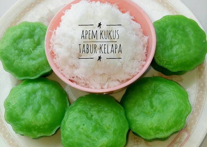 Apem Kukus Tabur Kelapa