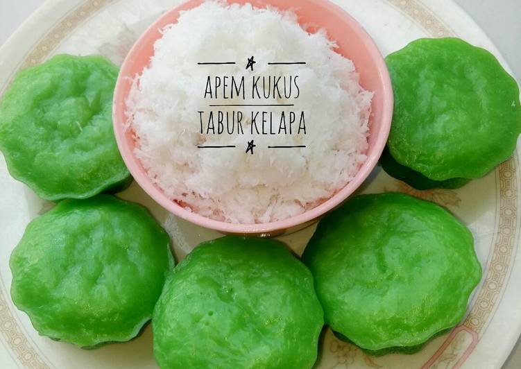 Apem Kukus Tabur Kelapa