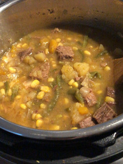 Una foto de Charquicán en instant pot