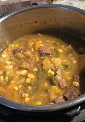 Una foto de Charquicán en instant pot