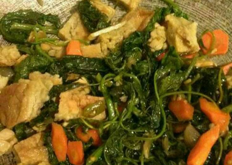 Resep Tumis Bayam Dadar Pedas Lezat