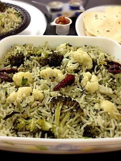 A picture of Cauliflower Broccoli Herbed Rice.