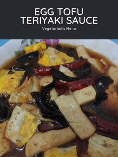 Foto resep Egg Tofu Teriyaki Sauce
