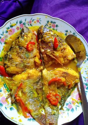 Foto resep Ikan nila bumbu kuning tanpa santan