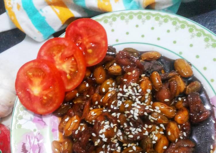 Resep Ayam kacang merah kecap manis Lezat