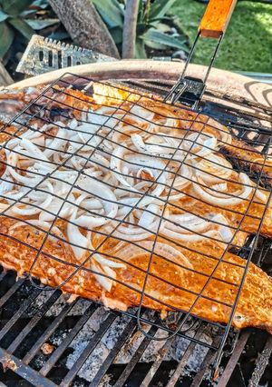 Una foto de Pescado Zarandeado