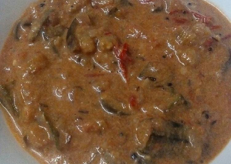 Everyday Fresh Okra and Brinjals Curry