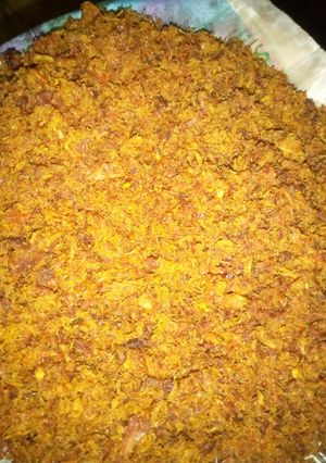 A picture of Chicken floss (danbun nama).